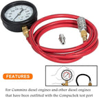 TU-32-20 Compucheck Fuel System Pressure Test Gauge for Cummins Diesel Engines