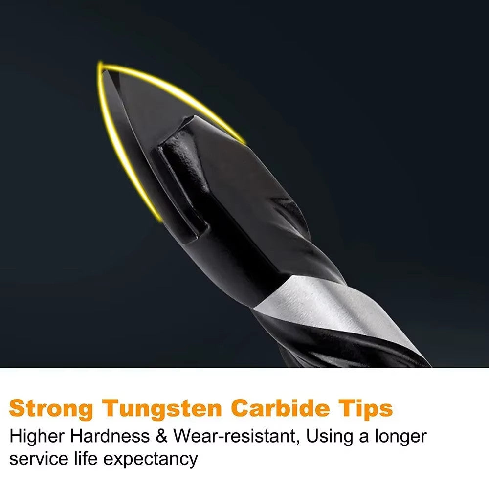 10Pcs/Set Carbide Tungsten Drill Bit for Ceramic Tile Concrete Glass Wood Marble