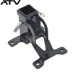 Black UTV 2'' Rear Receiver Tow Hitch For Polaris RZR PRO XP 4 years 2020+ Steel