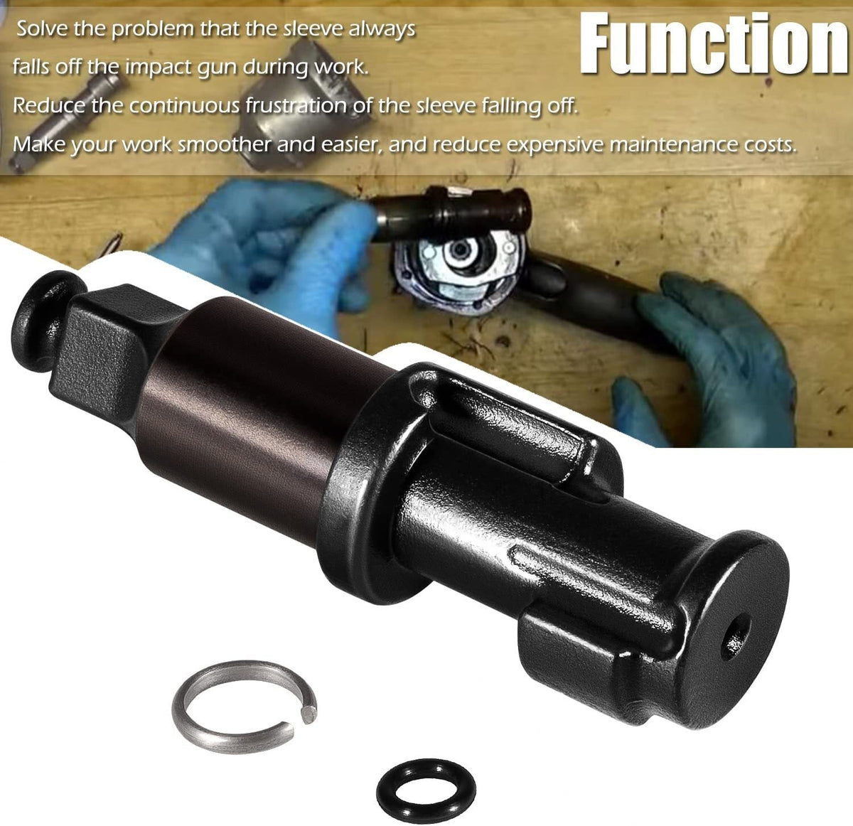 3/8" Impact Wrench Replacement Anvil for Ingersoll Rand IR2112 & IR2115 Series