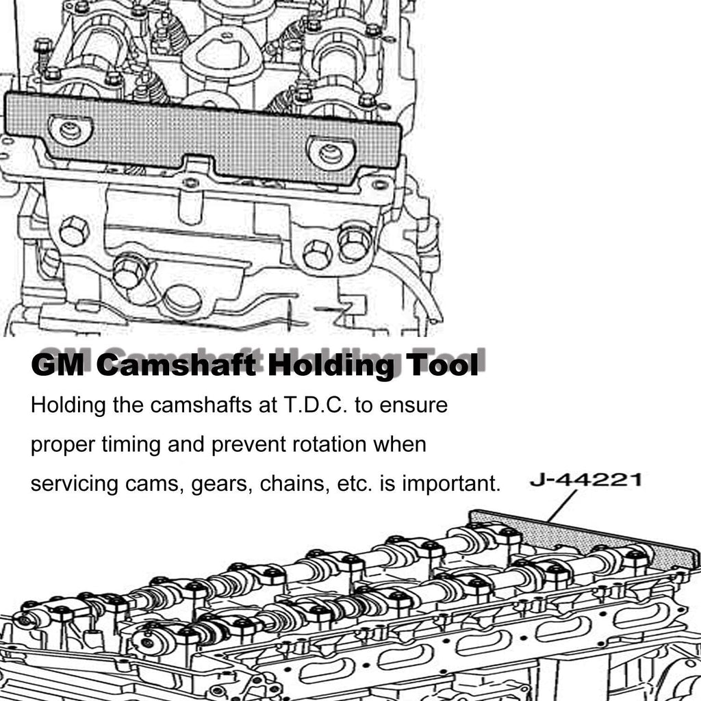Camshaft Holding Tool Cam Holder Retaining Tool Kit J-44221 for GM IN-LINE 6 CYL