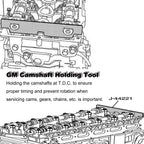Camshaft Holding Tool Cam Holder Retaining Tool Kit J-44221 for GM IN-LINE 6 CYL