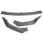 Carbon Fiber Color Front Bumper Lip Splitter For 2018-24 Infiniti Q50 Luxe Base