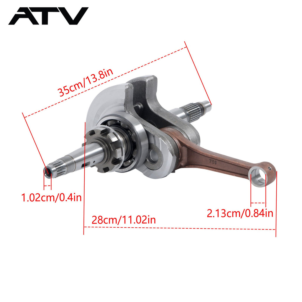 US NEW Crankshaft Assy Crank Shaft 1:7 For HiSun 750 For HS HiSun 750 Cub Cadet