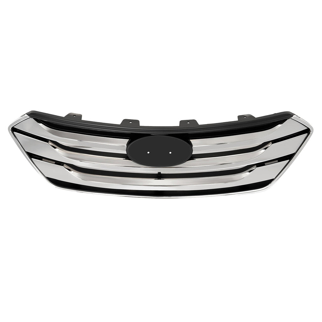 For Hyundai Santa Fe Sport 2013-2016 Front Upper & Lower Bumper Grille Grill Set