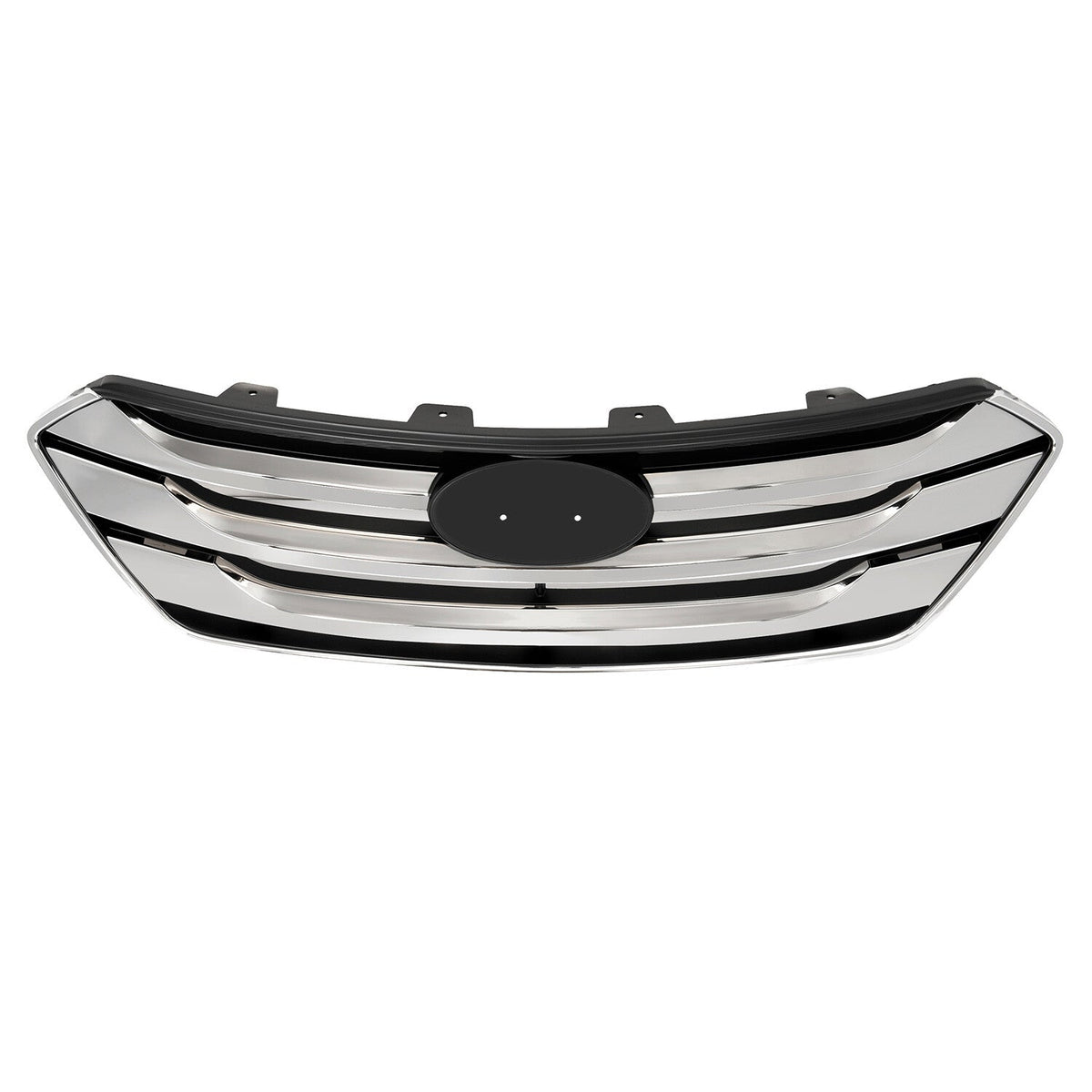 For Hyundai Santa Fe Sport 2013-2016 Front Upper & Lower Bumper Grille Grill Set
