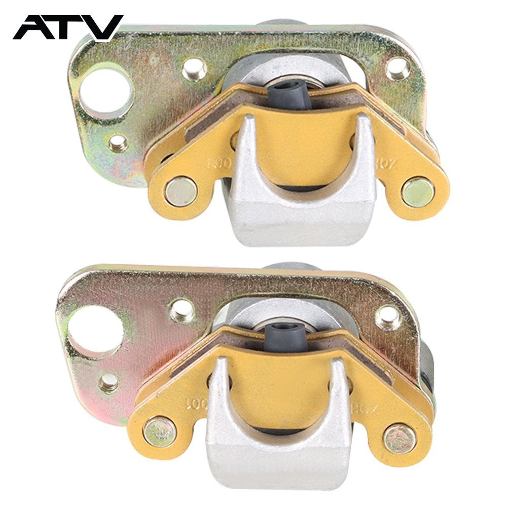 Front Rear Brake Calipers w/Pads For Polaris Scrambler 400 500 2x4 4x4 1998-2004
