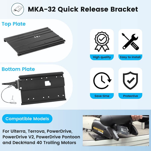 1854060 MKA-32 Quick Release Bracket with Cover for Ulterra Terrova PowerDrive