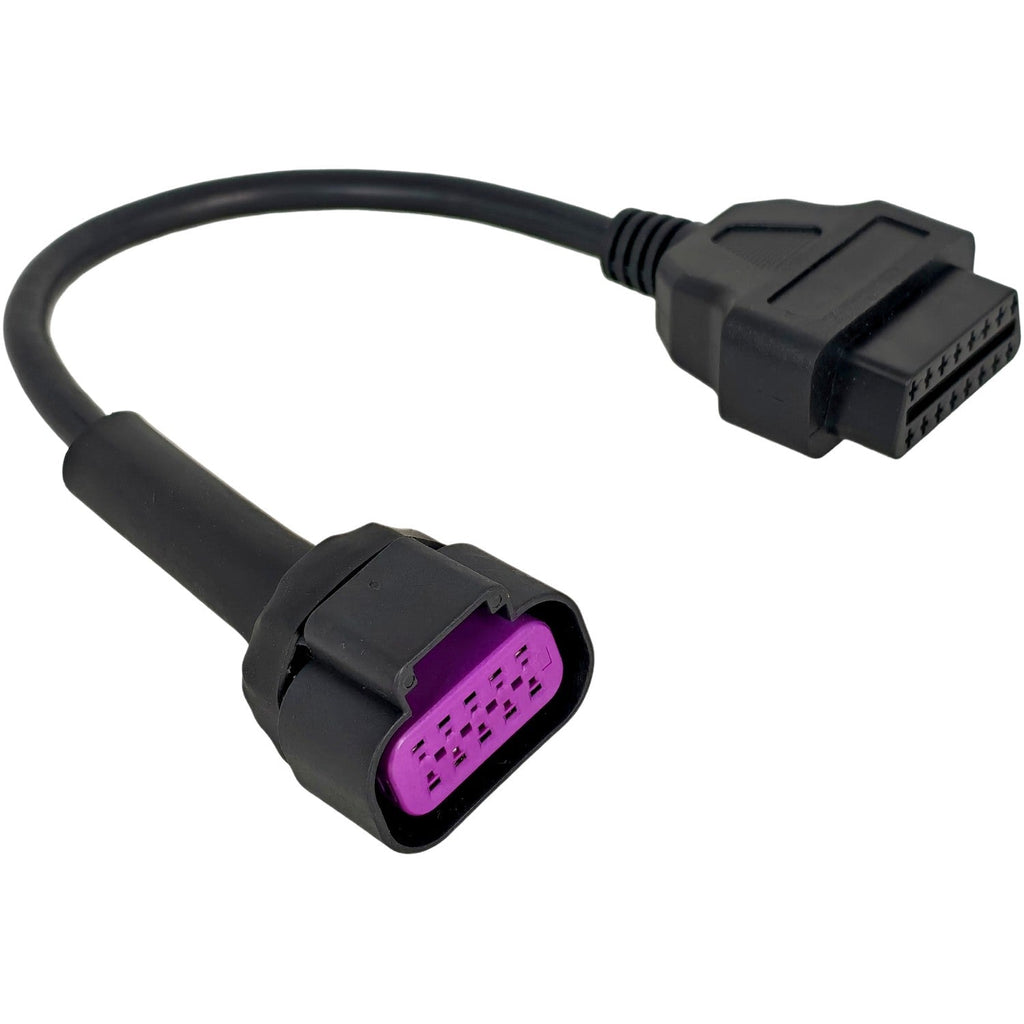 10 Pin DTS Diagnostic Cable Fit Cummins Marine Outboard Inboard Engine OBD2
