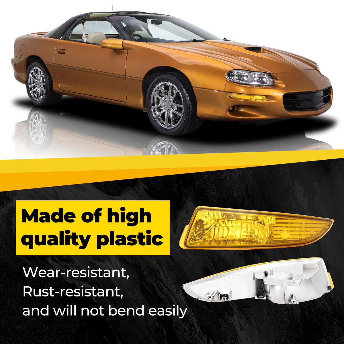 Side Marker Parking Turn Signal Corner Lights For Chevrolet Camaro 1993-2002