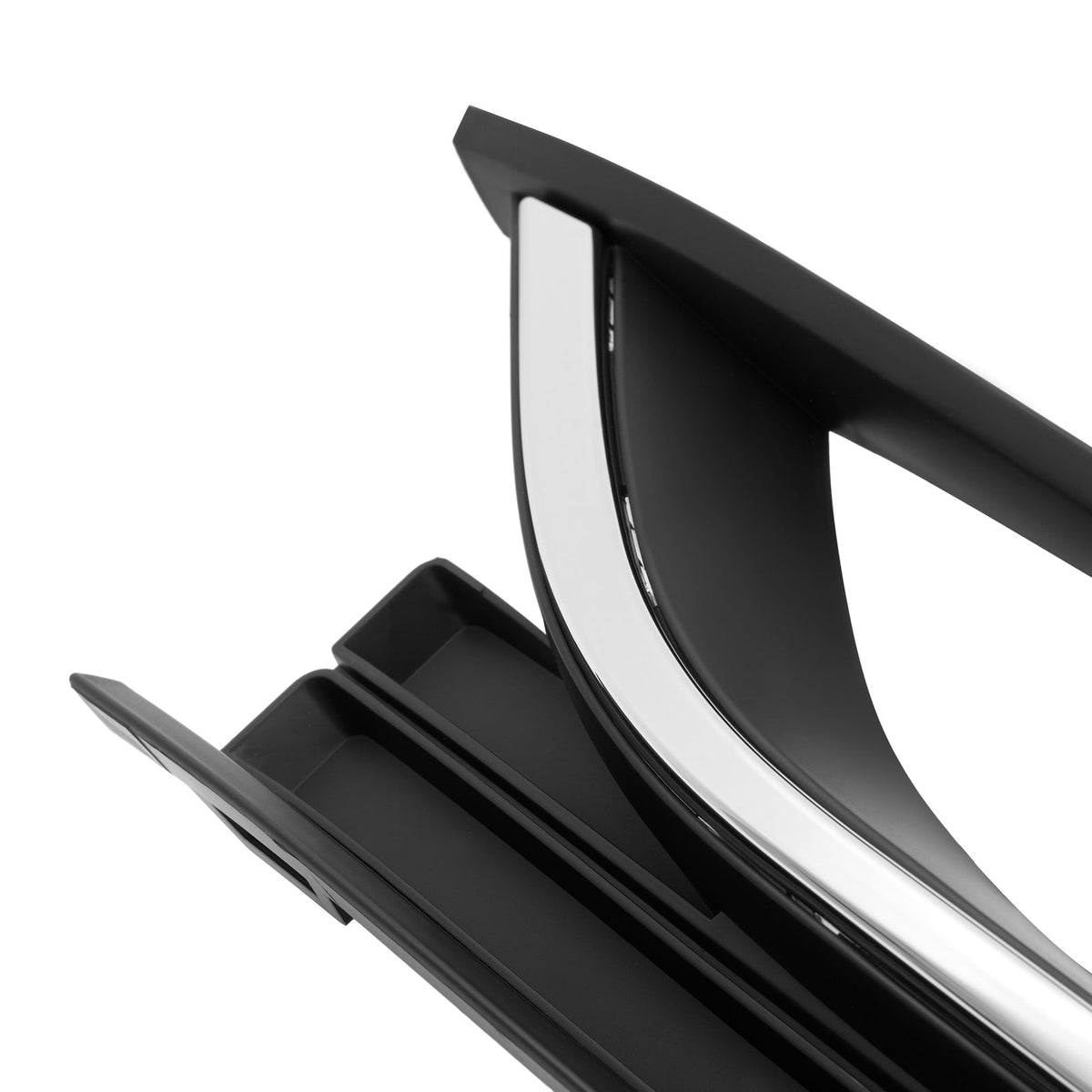 Bumper Fog Light Bezel Cover Frame Trim For VW Passat 2012 13 14 2015 Black Pair