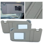 Pair Sun Visor Left & Right Side With Sunroof Gray For Toyota Camry 2007-2011