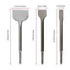 SDS Plus Hammer Drill Chisel Set, Rotary Hammer Bits for Tile Masonry Concrete