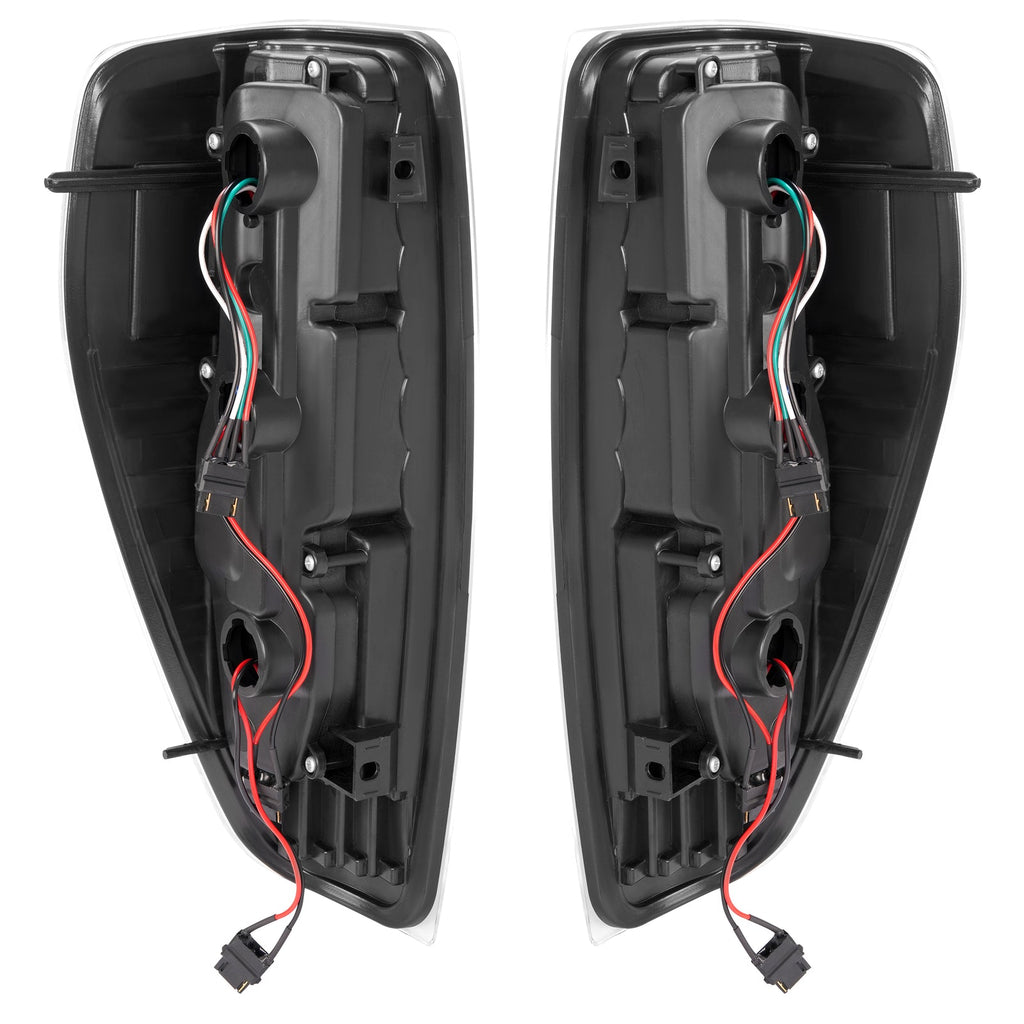 Black For 2004-2012 Chevy Colorado GMC Canyon LED Tube Tail Lights Brake Lamps