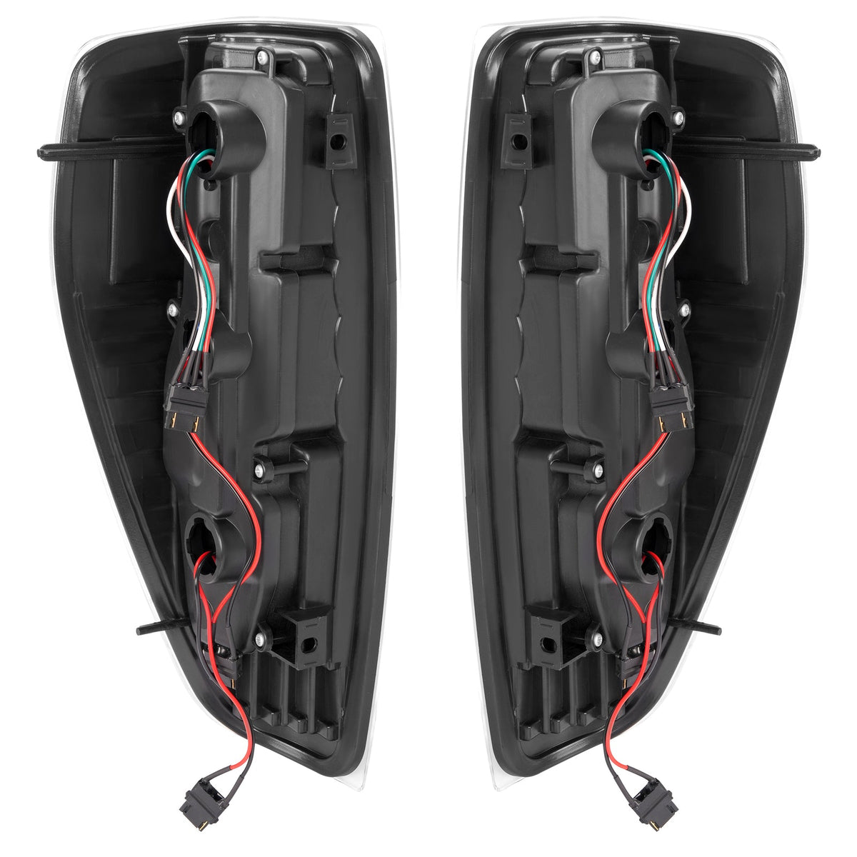 Black For 2004-2012 Chevy Colorado GMC Canyon LED Tube Tail Lights Brake Lamps