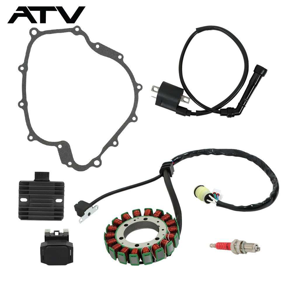 Ignition Coil Relay Rectifier Stator For Yamaha YFM660 Grizzly 660 2002-2008