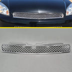 Fits Chevy Impala Limited 2006-2016 Chrome Mesh Front Hood Upper Bumper Grille