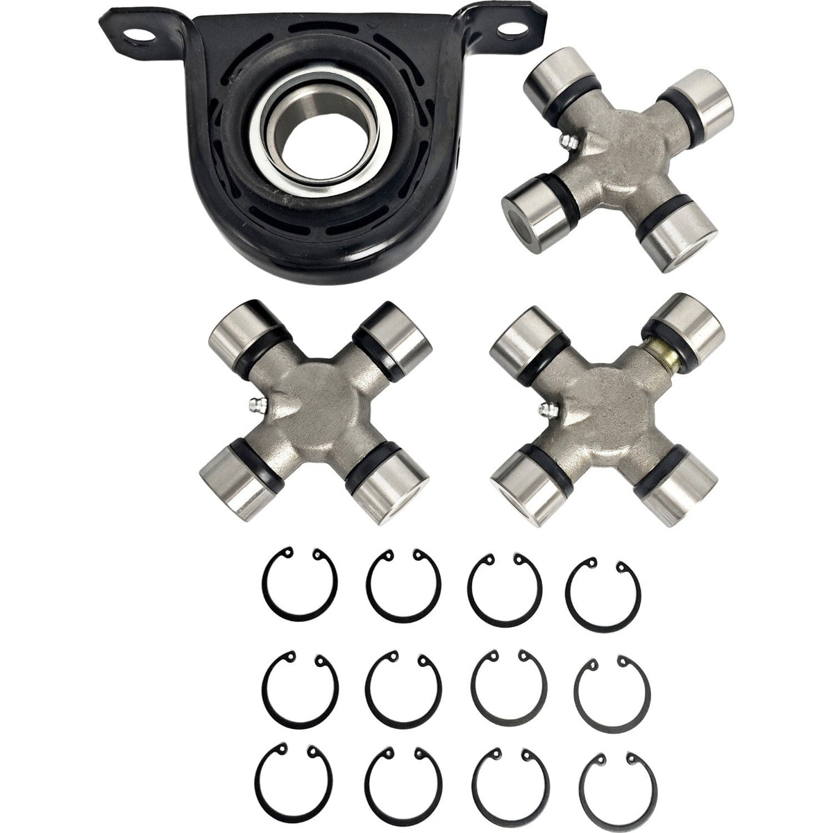 For Drvshft Ctr Support Brg & U-Joint Kit 99 10 F250 4WD HB210866-1X 210866-1X