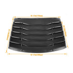 For Ford Mustang 1999-2004 Sun Shade Cover Rear Window Louver Black ABS NEW