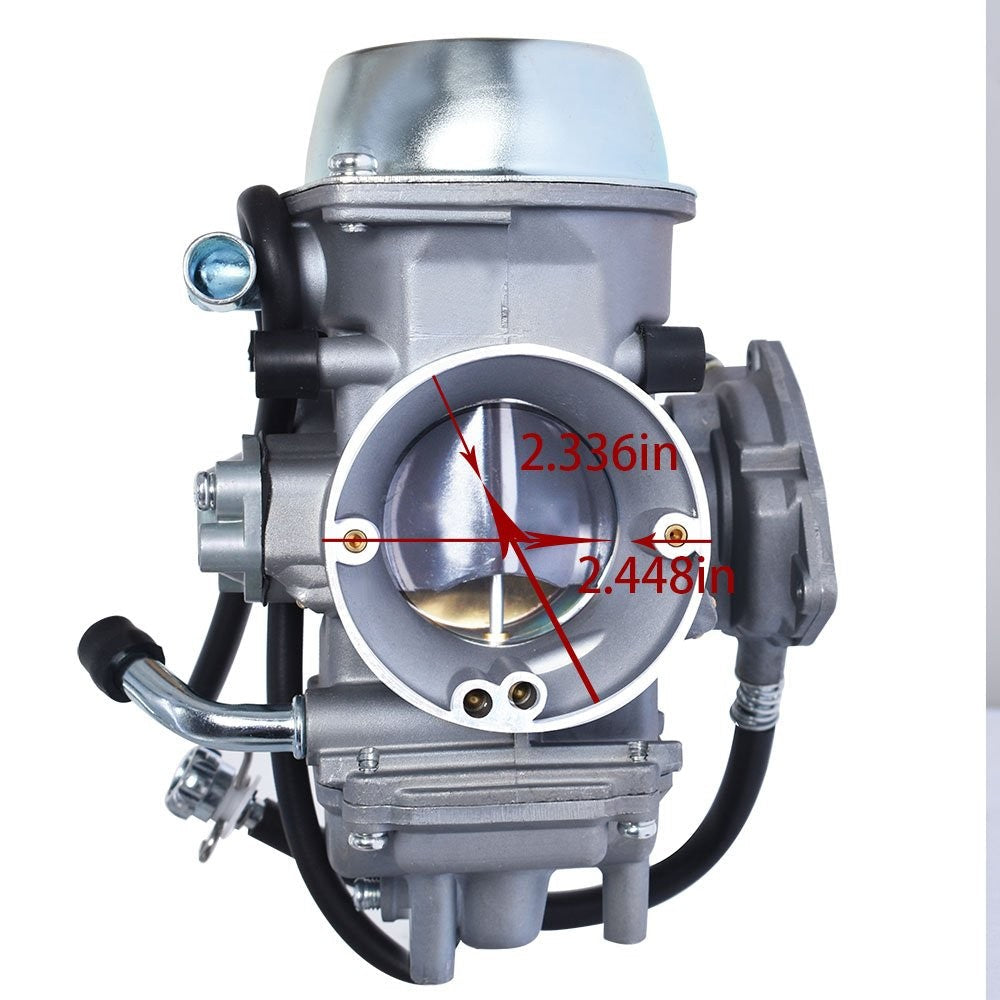 Carburetor For Yamaha Grizzly 660 YFM660 2002-2008 With Fuel Petcock