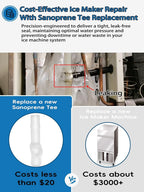 4A0177-01 Sanoprene Tee for Hoshizaki Ice Machine Water Line Connector 439197-01