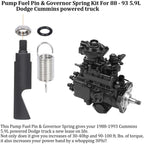 Pump Fuel Pin & 3200 RPM Governor Spring Kit for 1988-1993 Dodge Cummins 5.9L VE