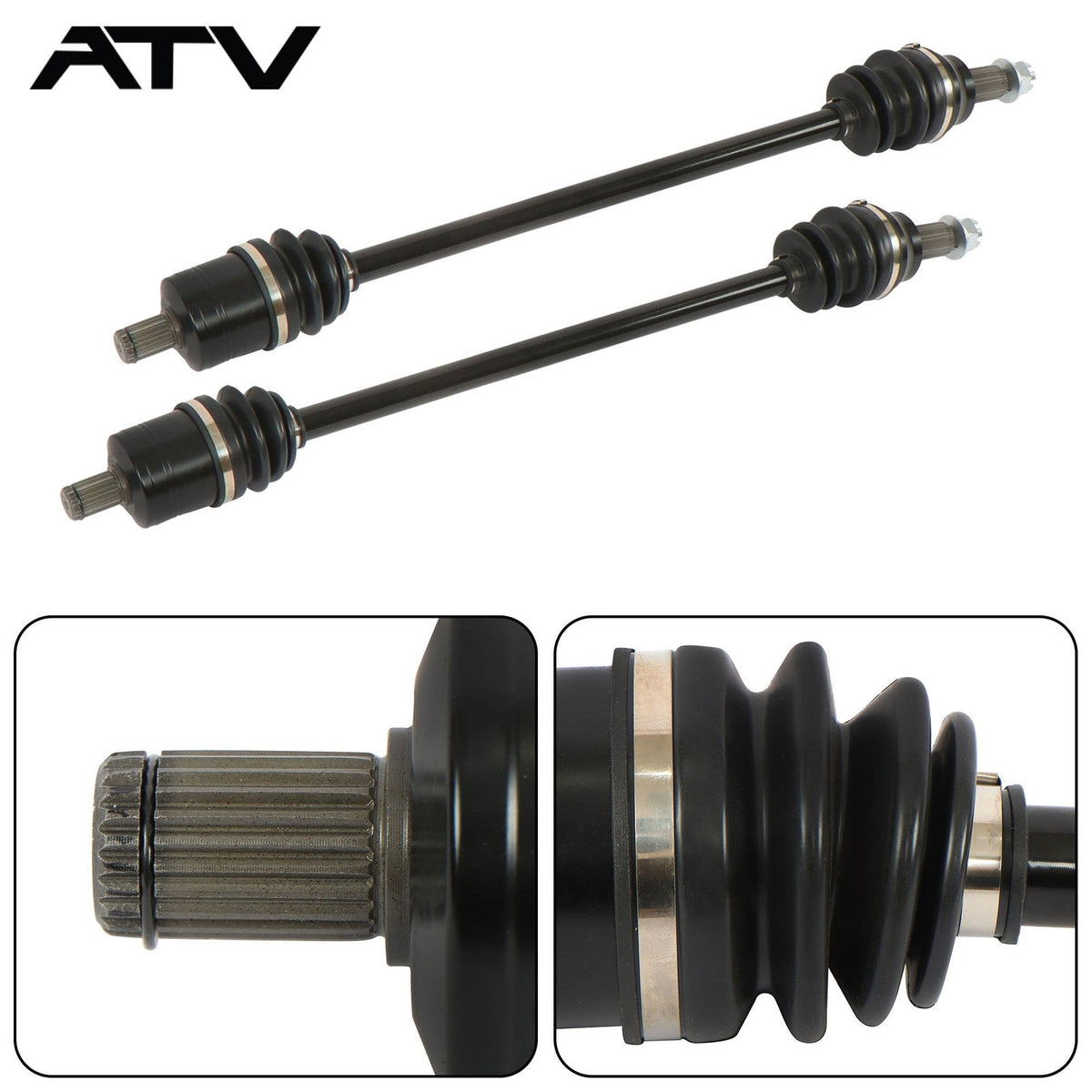 Front Left and Right CV Axles Drive Shaft For Polaris RZR XP 1000 14-19 1333943