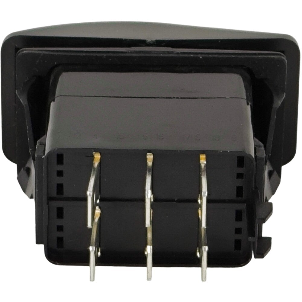Non-Illuminated Momentary Rocker Switch VLD1S00B-AZC00-000 DPDT 20A 12VDC Sealed
