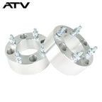 4× Wheel Spacers 4x110 2" 74mm M10x1.25 Silver For Honda Rincon 680 2006-2016