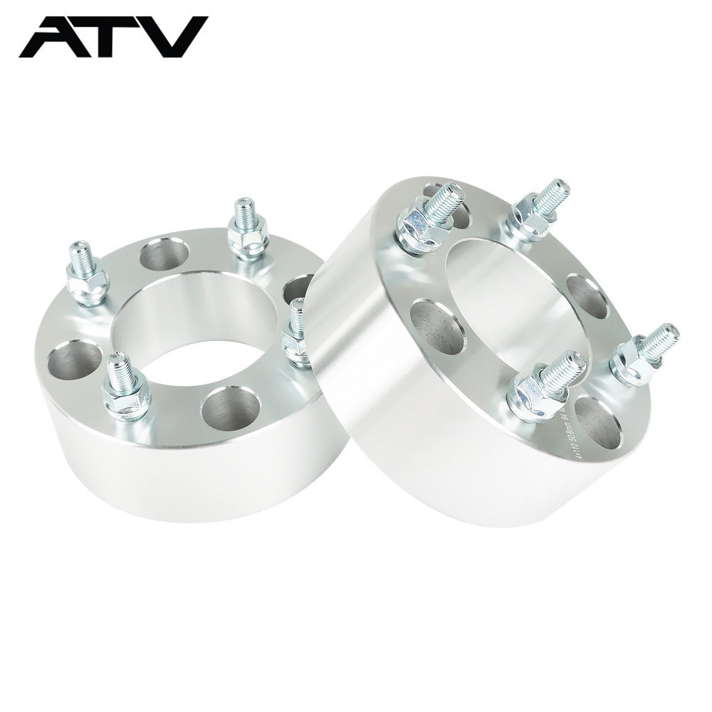 4× Wheel Spacers 4x110 2" 74mm M10x1.25 Silver For Honda Rincon 680 2006-2016