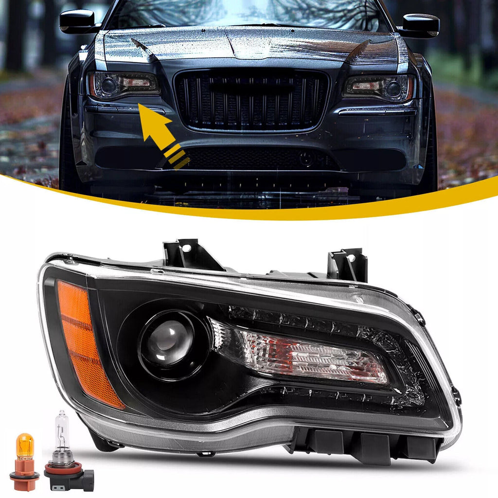 Passenger Projector Headlight Clear Lens For Chrysler 300 2011-2023 #68085416AF