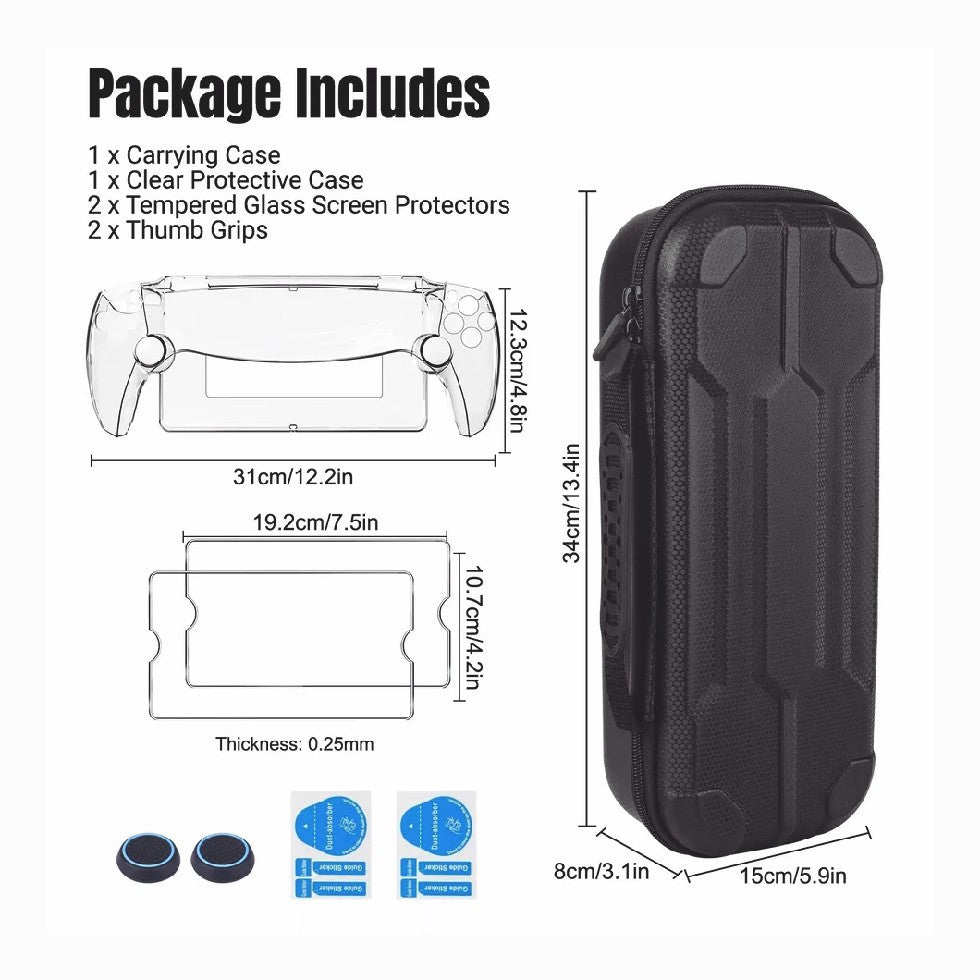 Carrying Case for Playstation Portal Remote Player, Hard Shell Protective Cover