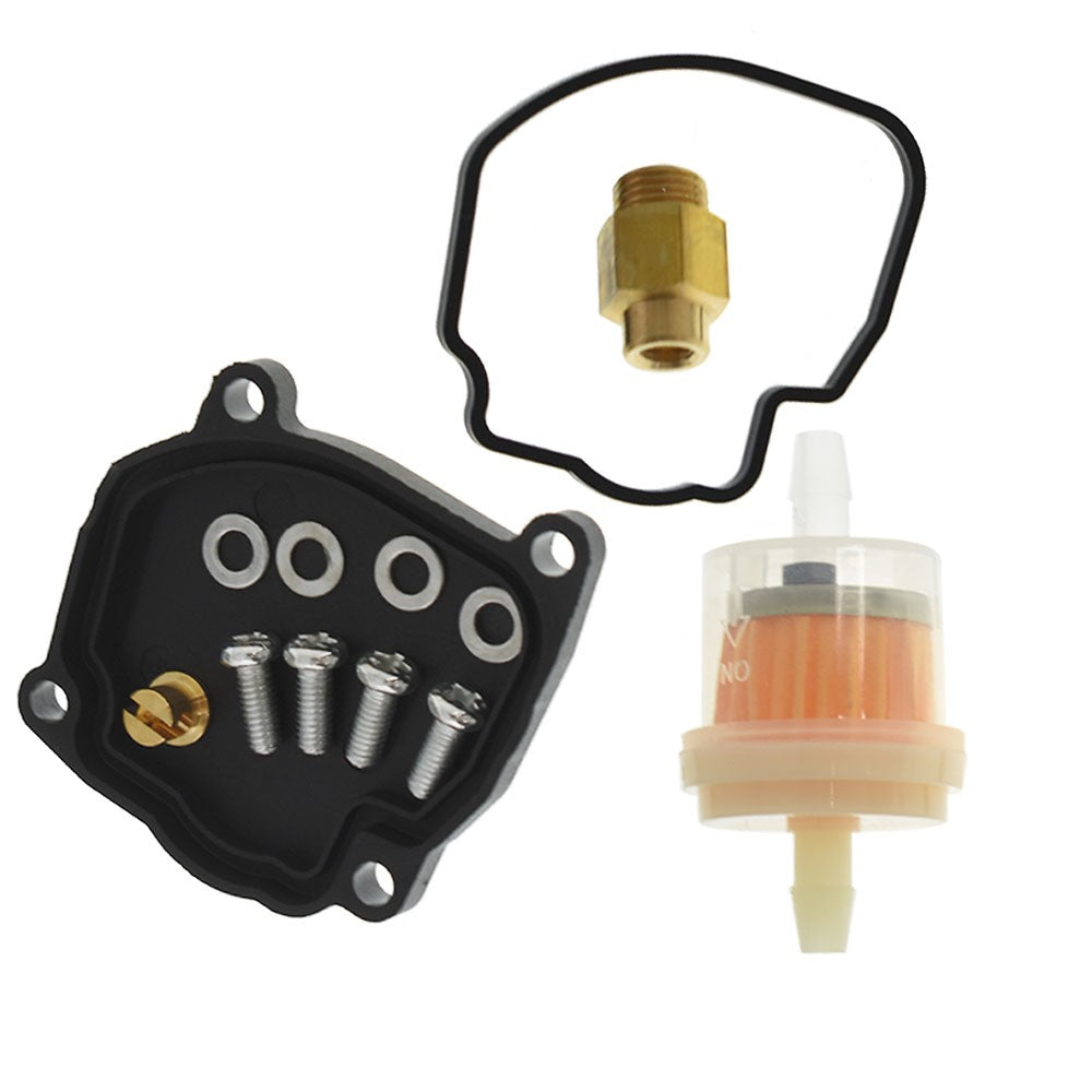 Carburetor Fit For 2011-2014 Polaris Sportsman 400 HO & Intake Manifold Boot