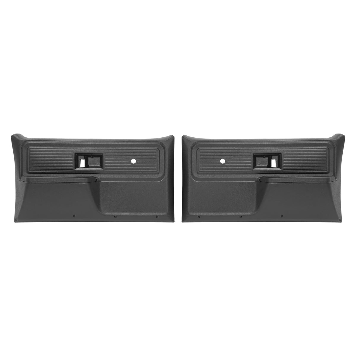 For Chevrolet/ GMC Truck 1977-1980 Inner Door Panels Black Plastic Left+Right