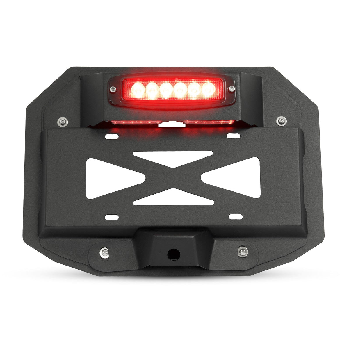 New For Jeep Wrangler JK 2007-2018 Spare Tire License Plate w/Third Brake Light