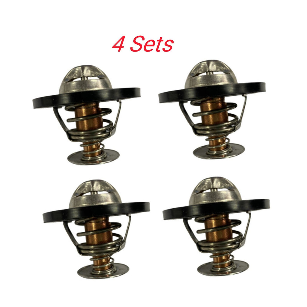 4Sets Thermostat 82° for Volvo Penta MD31 AD41 KAD42 KAD43 KAD300 RO: 3831424