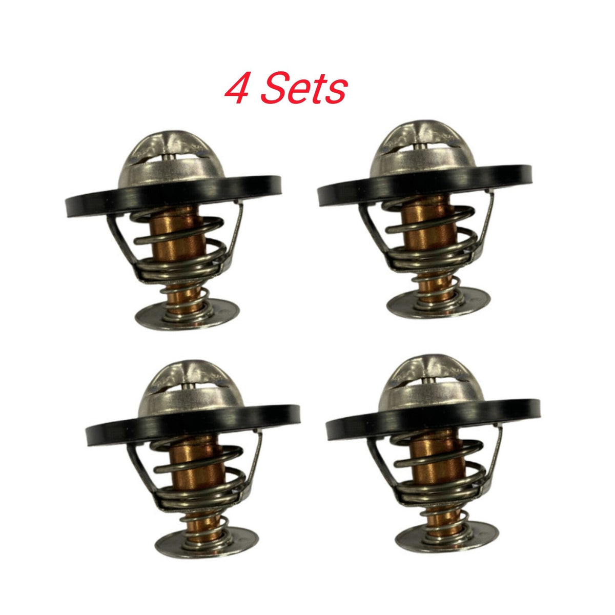 4Sets Thermostat 82° for Volvo Penta MD31 AD41 KAD42 KAD43 KAD300 RO: 3831424