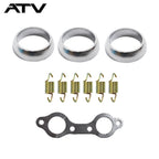 For 2010 2011 2012 Polaris Ranger XP 800 4x4 Exhaust Pipe Donut Gasket Kit