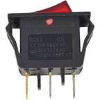 Lighted Rocker Switch On Off ZE-215 for Zing Ear 3 Prong SPST Snap-in