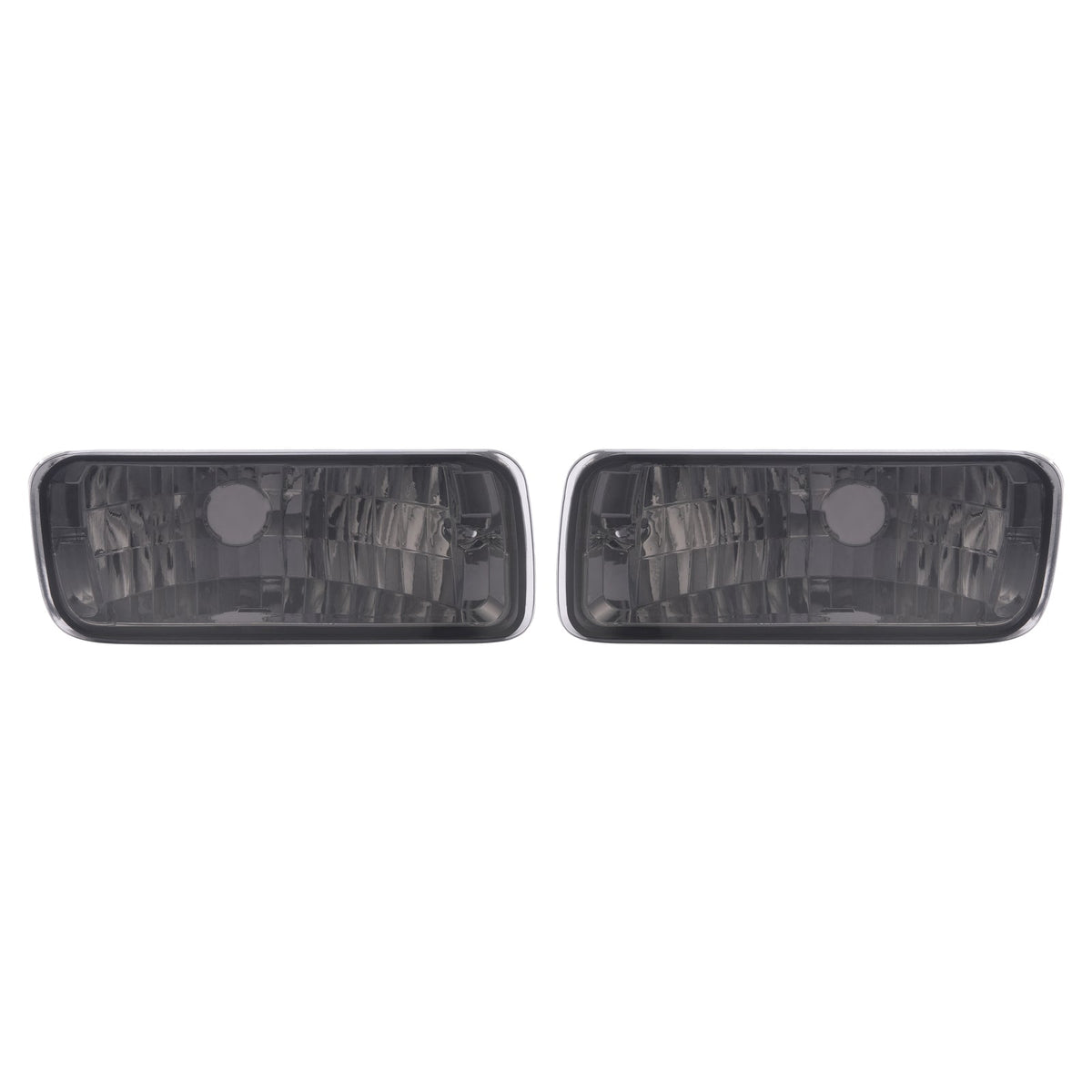 Smoke Lens Front Bumper Turn Signal Light Assembly For Chevy Camaro 1985-1992