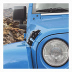 Front Locking Latch Catch Hood Hood Kit 2pcs For Jeep wrangler JK 2007-18 Black