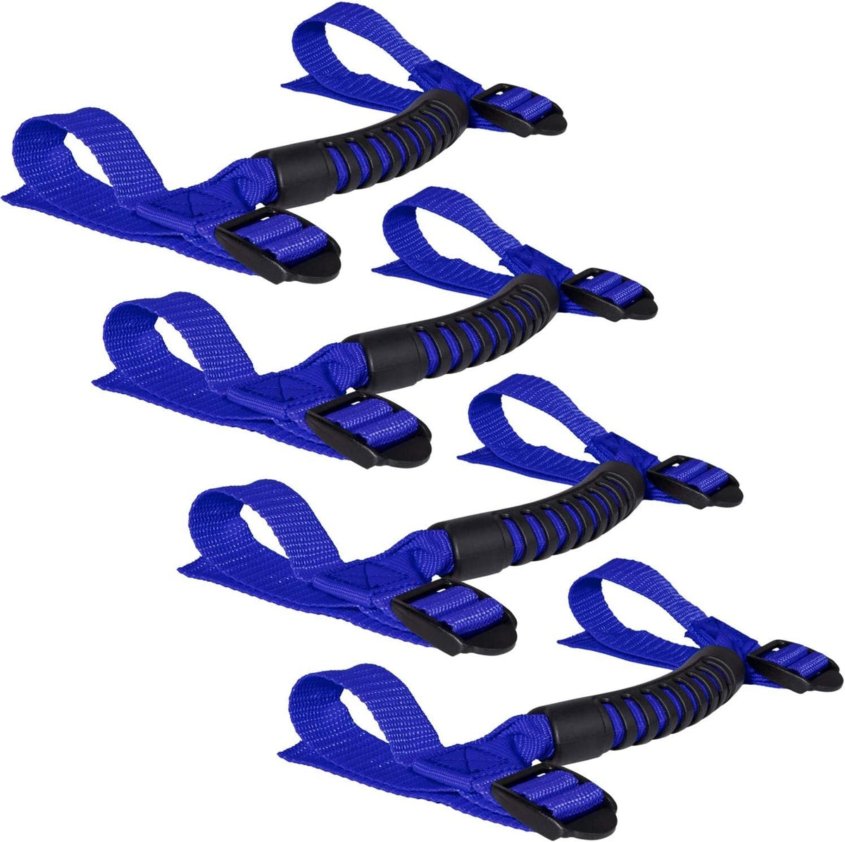 4Pcs Blue Roll Bar Grab Handles Grip Handle for Jeep Wrangler TJ JK JL 1955-2022
