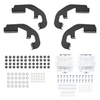 Side Step Bar Running Boards Black For 2019-2025 Silverado Sierra Regular Cab