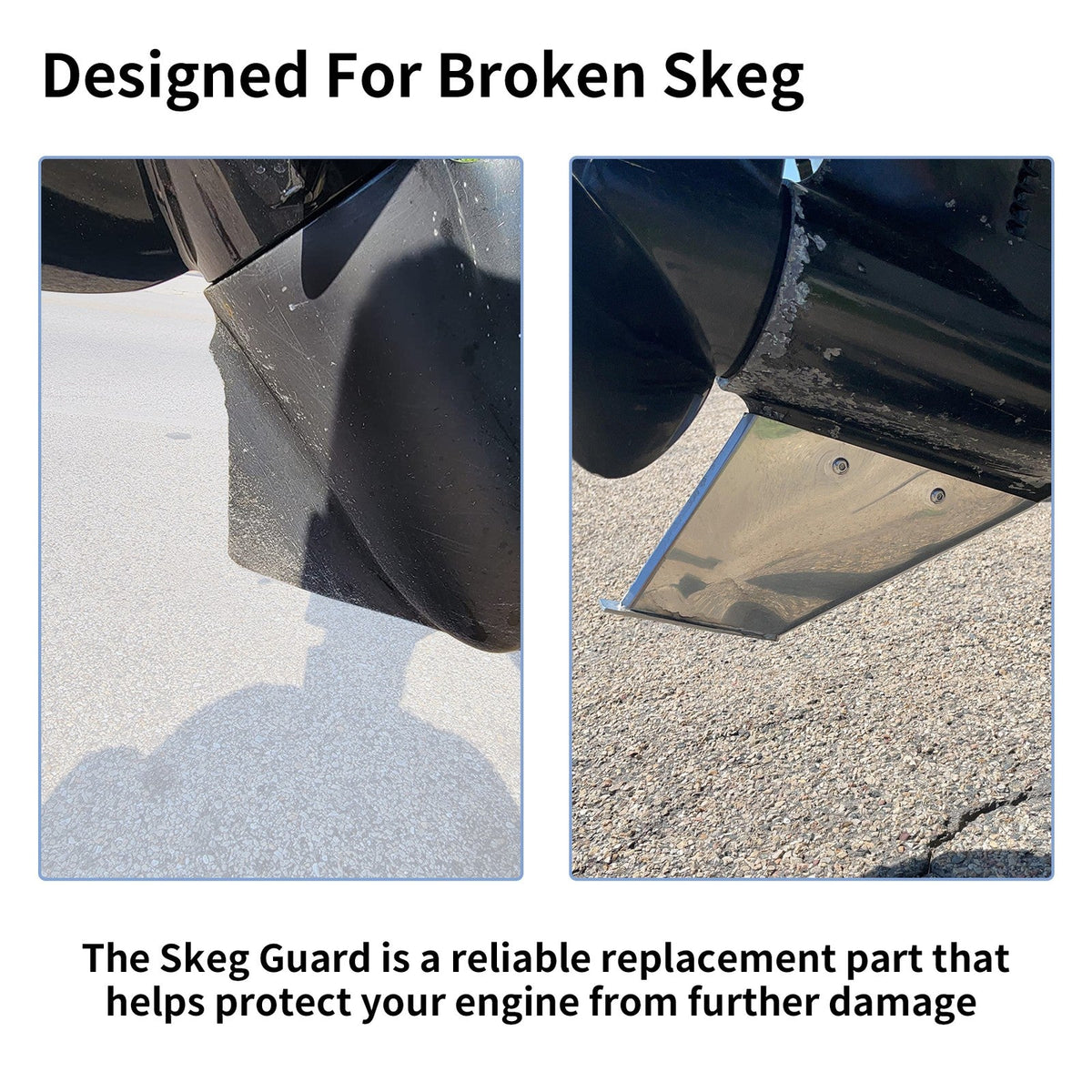 27051 Skeg Guard Protector For Mercury Mercruiser Bravo I & III 1990-Present