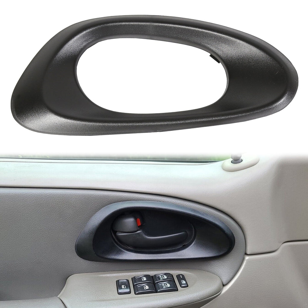 Front Left Inside DOOR HANDLE BEZEL For 2002-2009 Chevy Trailblazer # 15214501