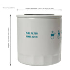 1J800-43170 Fuel Filter 1J800-43172 for Kubota KX040-4CA L3301DT L3301H L3301F