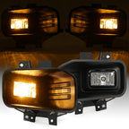 Clear Lens Halogen Fog Lights Lamps Set Pair For Ford F-150 F150 2018-2020
