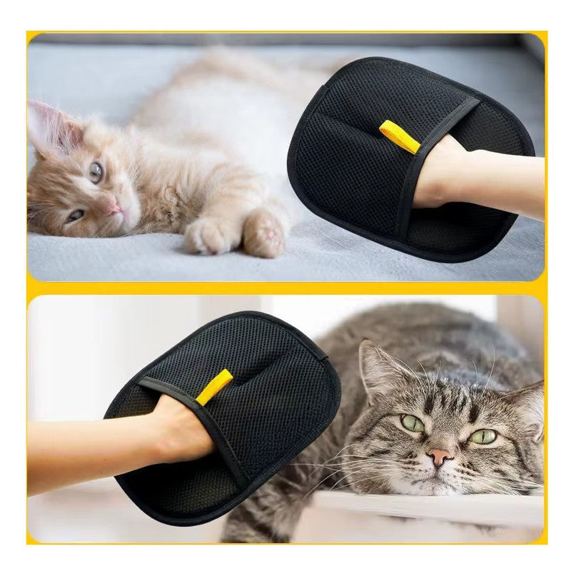 2-Pack Glove Cat Grooming Gloves Cat Hair Remover 2025 New Pet Dog Hair Remover