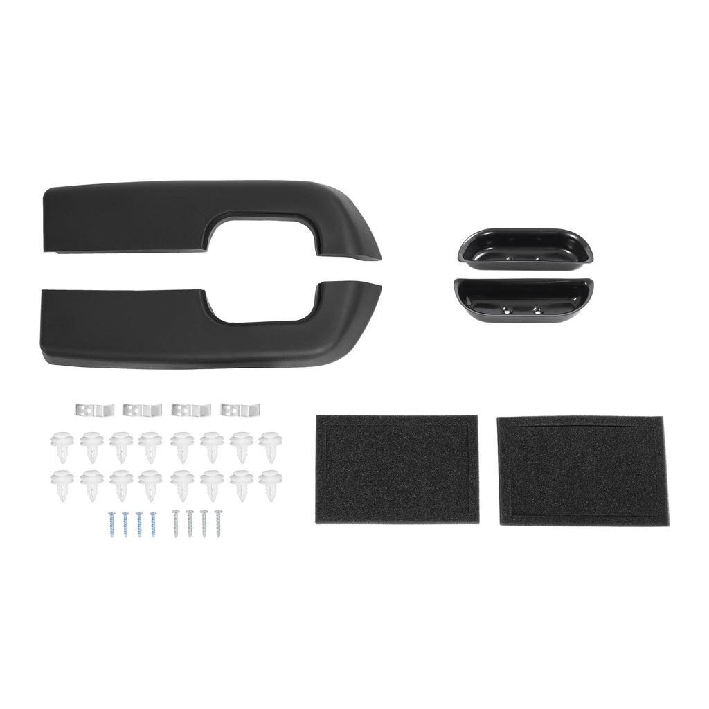Pair Inner Door Panel Kit Black  For Ford F-Series Bronco Truck 1973-1979