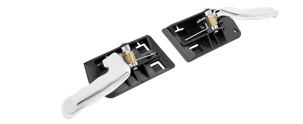 Fits GMC SIERRA 1500 2002-06 Interior Door Handles Drive + Passenger Side Chrome